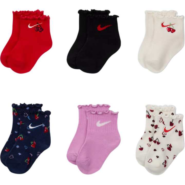 Nike Nike Cherry Socks 6 Pack Infant And Toddler