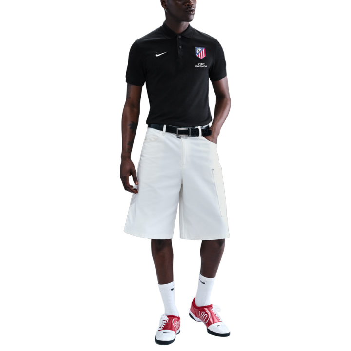 Nike Nike Dri Fit Polo Shirts Men's Black Polo Collar Moderate