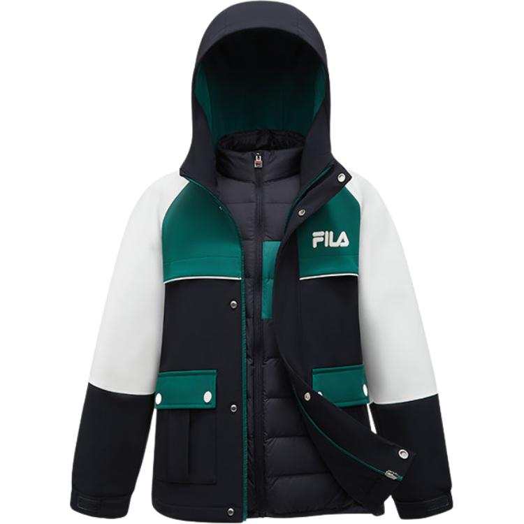 FILA FILA Kids Down Jackets Stand Collar Moderate