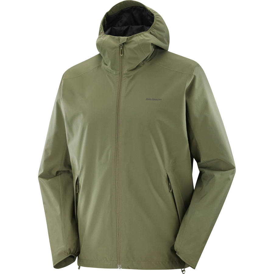 SALOMON Jackets Men's Grape Leaf Hooded Non Detachable Moderate Straight Fit