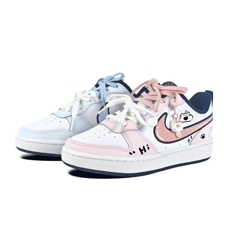 Nike Nike Court Borough Hi Kitten, Mismatched Skateboard Shoes Teenagers