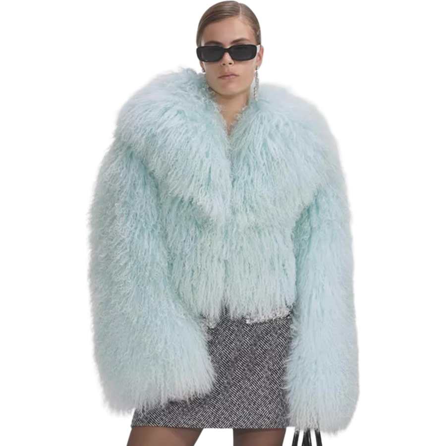 Self-portrait Self portrait Coat Women's Mint Green