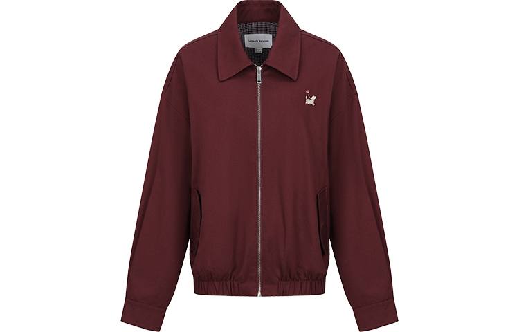 URBAN REVIVO Jackets Women's Burgundy Lapel Moderate Other