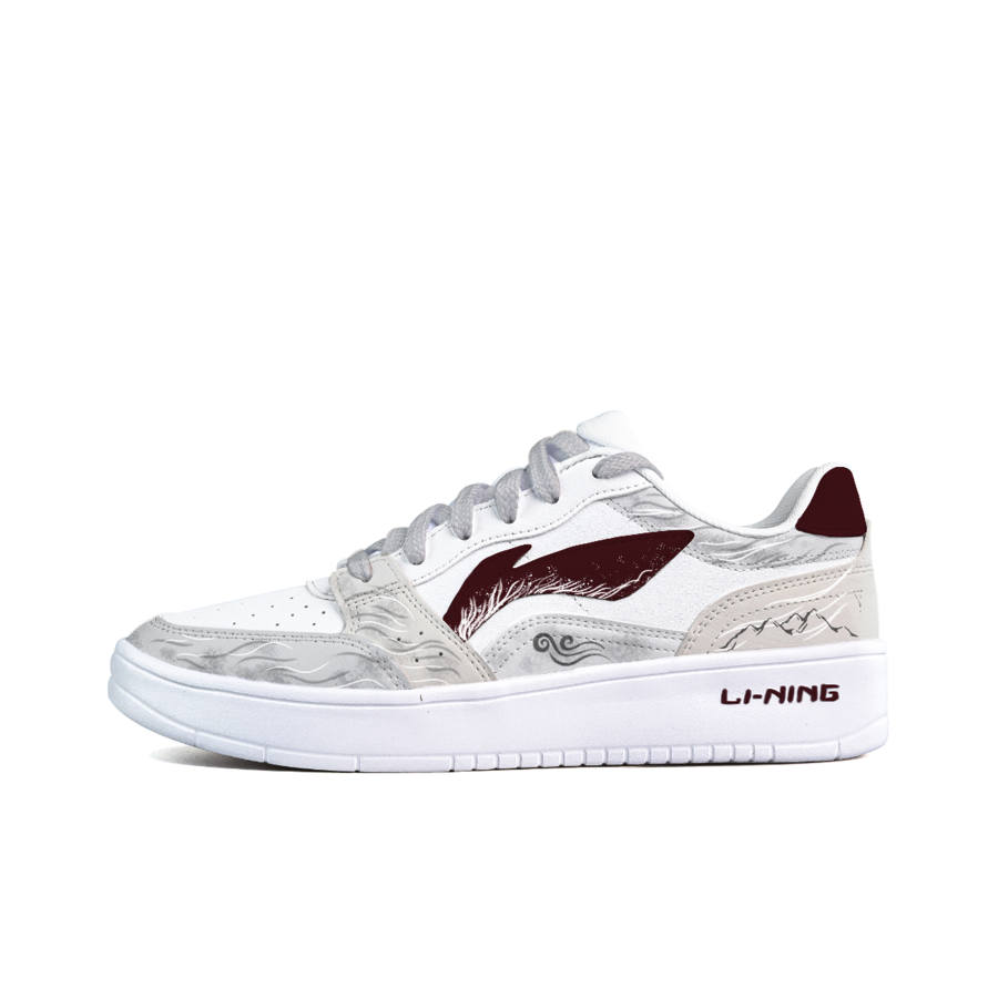 Li-Ning Li Ning Sycee Height Increasing Abrasion Resistant Slip Resistant Low top Skateboard Shoes Men's