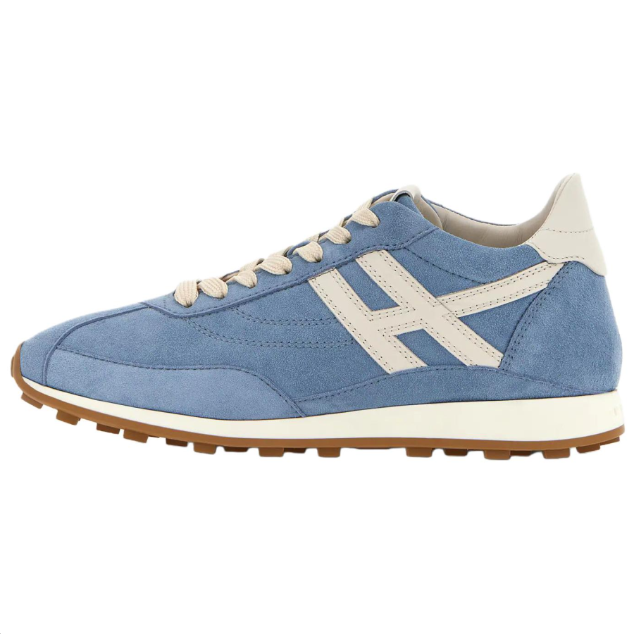 HOGAN Athletic Leather, Suede Low top Casual Shoes 5.6cm Women's Light Blue