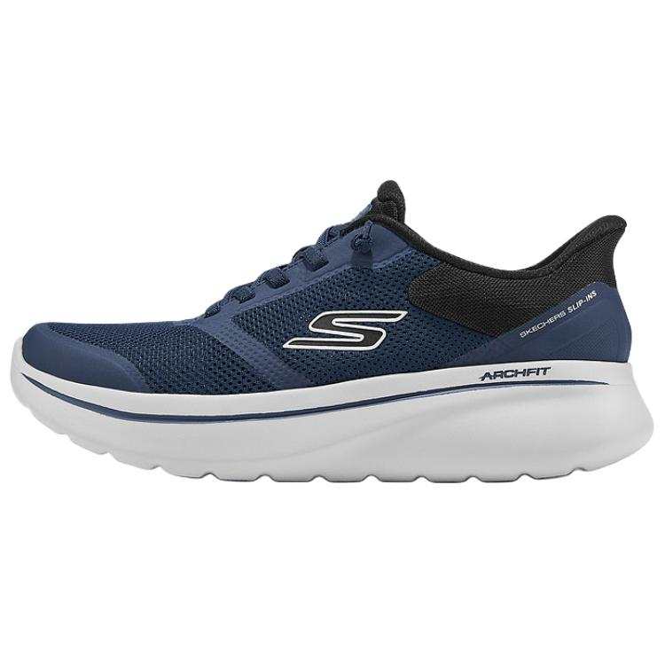 Skechers GO WALK Abrasion Resistant Support Low top Walking Shoes Men's Marine Blue