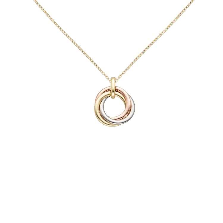 CARTIER Trinity Series 18K Gold Necklaces Unisex