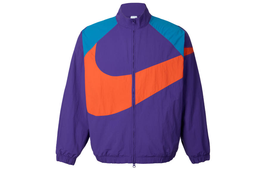 Nike Nike Sportswear Jackets Women's Court Purple/Abyss Green/Passionate Red Stand Collar Moderate Other