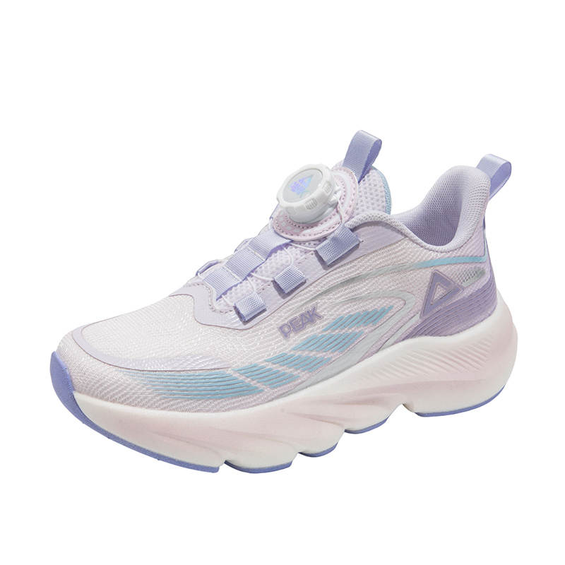 PEAK Synthetic Leather, Textile Height Increasing Cushioning Abrasion Resistant Low top Kids Lifestyle Shoes
