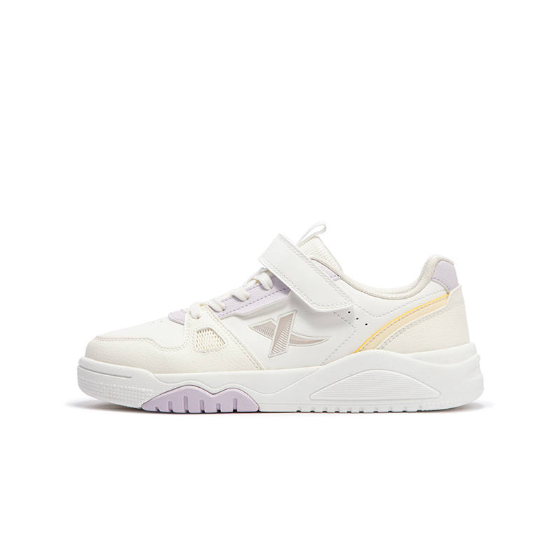 XTEP Active Light Walk Low top Skateboard Shoes Sail White/vanilla Yellow Kids'