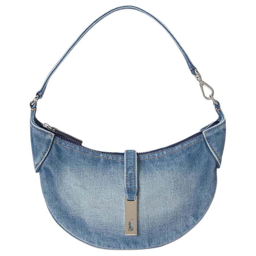 Polo Ralph Lauren Polo ID Fabric Handbag Mini Women's Blue