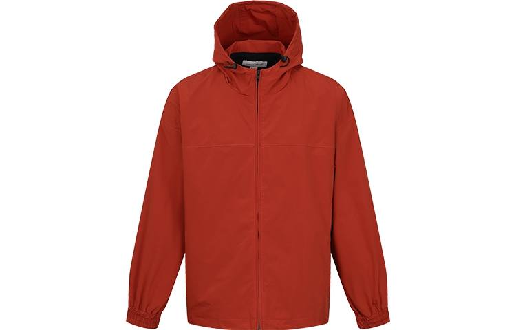 URBAN REVIVO Jackets Men's Vermilion Hooded Moderate Other