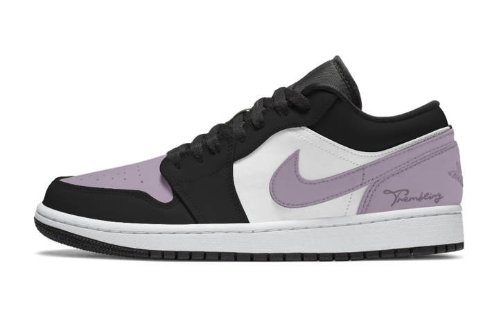 Jordan Jordan Air Jordan 1 Taro Paste Boba, Taro Purple Slip Resistant, Abrasion Resistant, Breathable