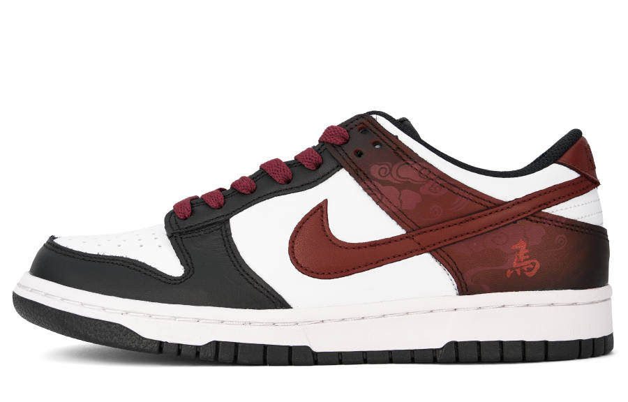 Nike Nike Dunk Year Of The Horse Collection Low top Skateboard Shoes Unisex Black Red
