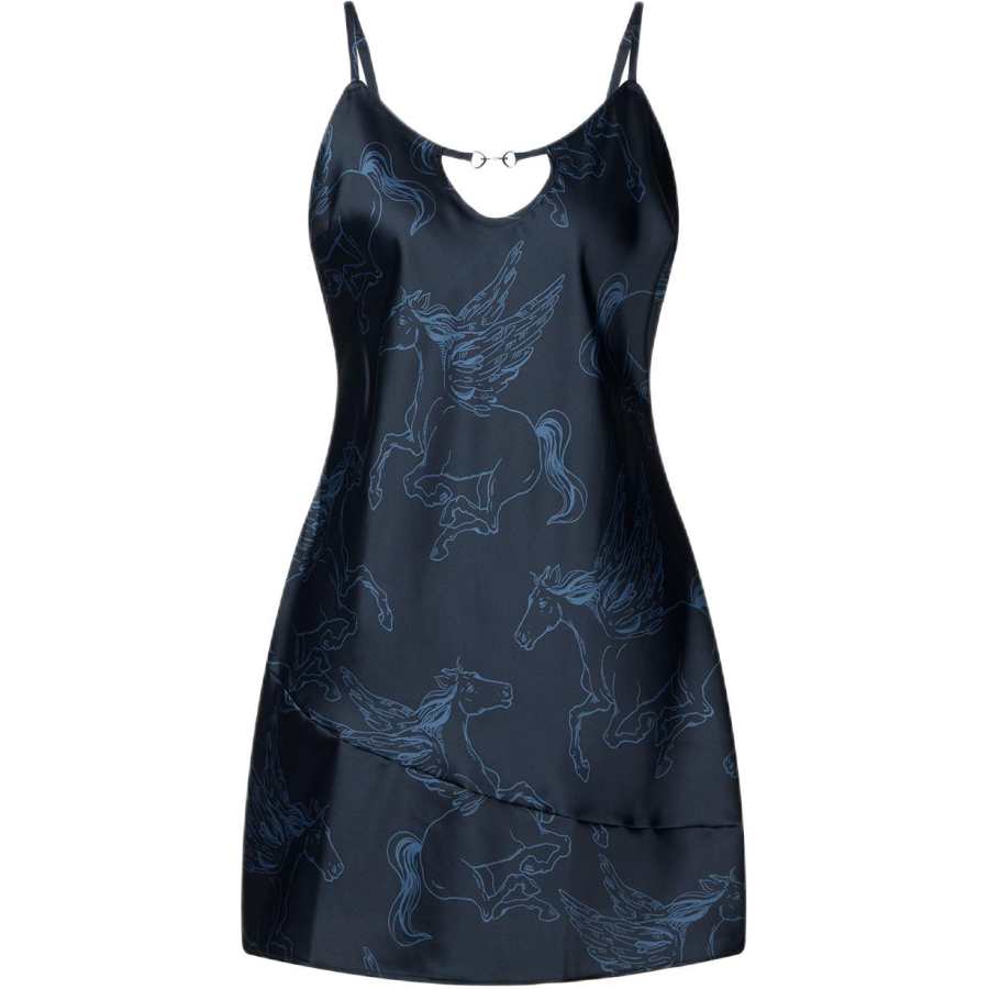 Victoria's Secret Nightgown Women's Ink Blue Pegasus Print