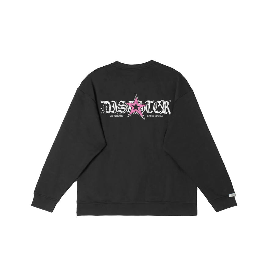 Adidas Adidas LABEL Sweatshirts Unisex Black Crew Neck Moderate Regular