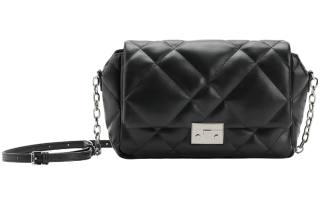 URBAN REVIVO Artificial Leather Shoulder Bag, Crossbody Bag Women's Black