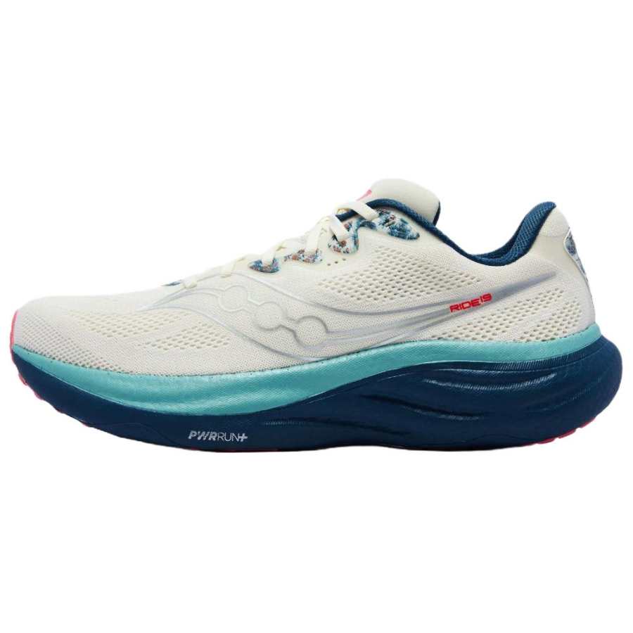 Saucony Ride Yushuai 19 Training Physical Fitness Test & Exam City Commuting Running Shoes Men's Beige