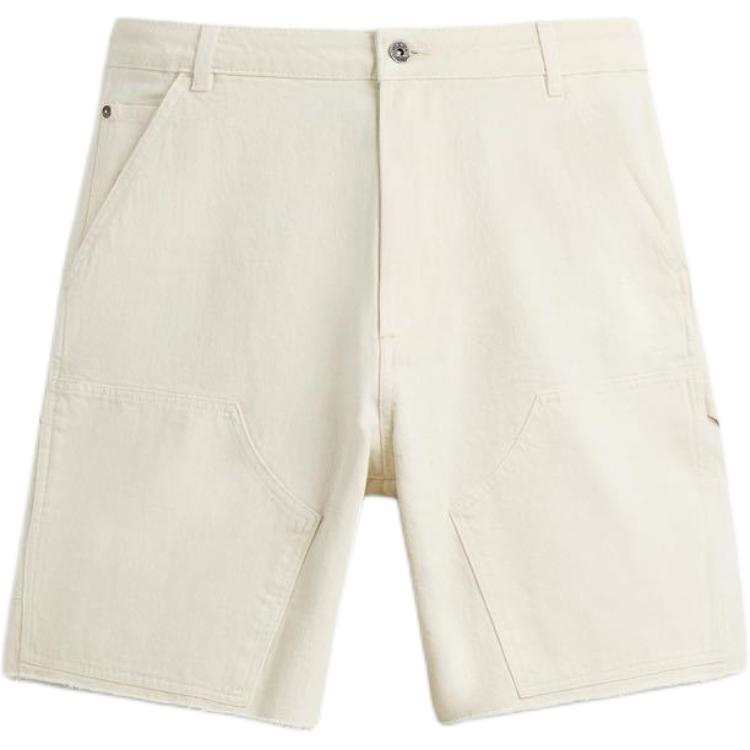 ZARA ZARA Cargo Shorts Men's Ecru Moderate