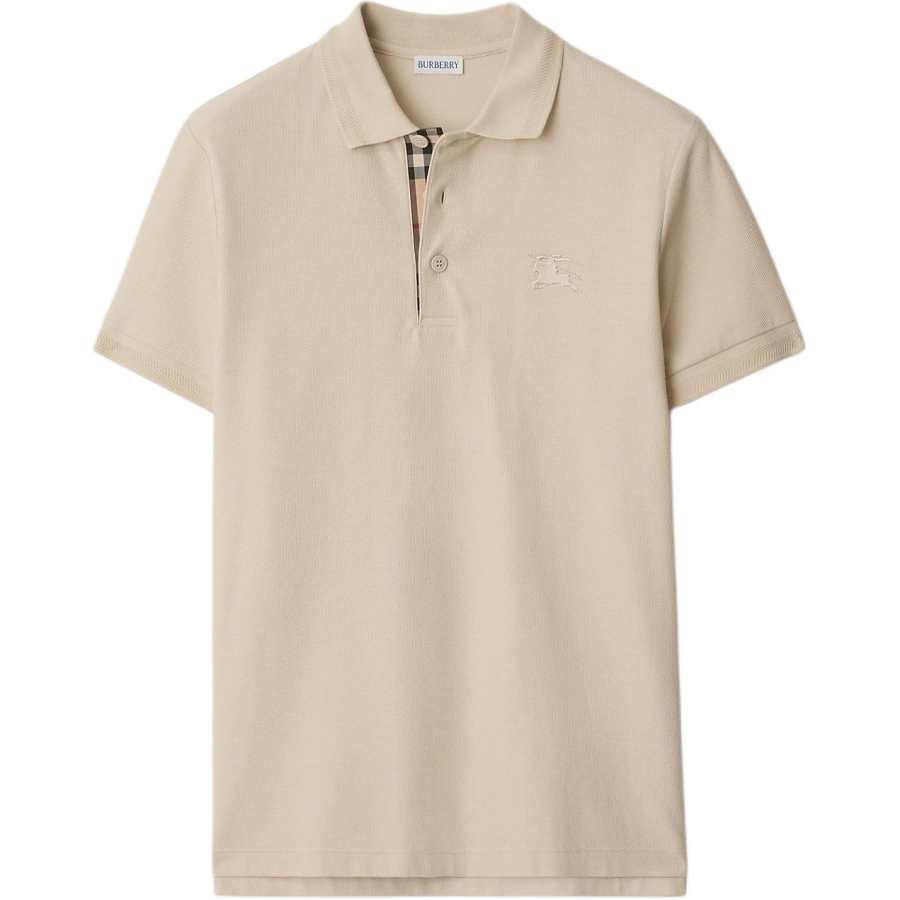 Burberry Embroidered Slim Fit Polo Shirts