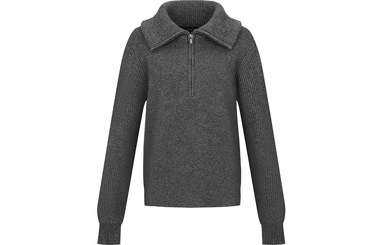 URBAN REVIVO Sweaters Women's Medium Gray Lapel Moderate Other