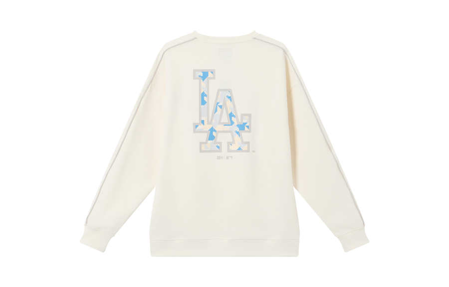 New Era Sweatshirts Unisex Ecru Crew Neck Moderate