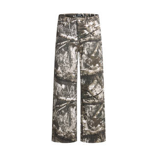 URS GGON Cargo Pants Unisex Branch Camouflage