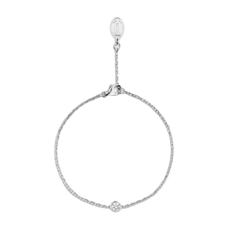 CARTIER D'Amour Collection Bracelets Unisex White Gold