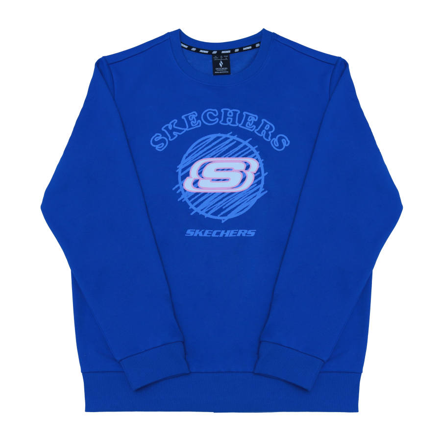 Skechers Skechers Sweatshirt Unisex Classical Style Blue