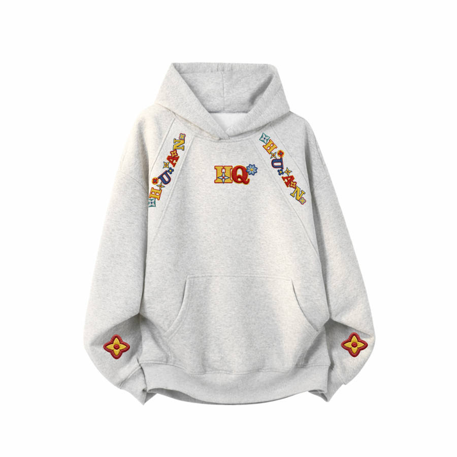 HUANQIU Sweatshirts Unisex Hooded Moderate Heavyweight