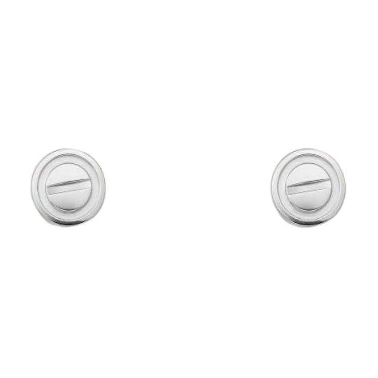CARTIER LOVE 18K Gold Stud Earrings Unisex
