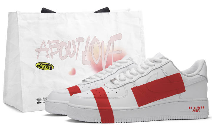 Nike Nike Air Force 1 Role Playing Games Low top Skateboard Shoes Unisex Red White