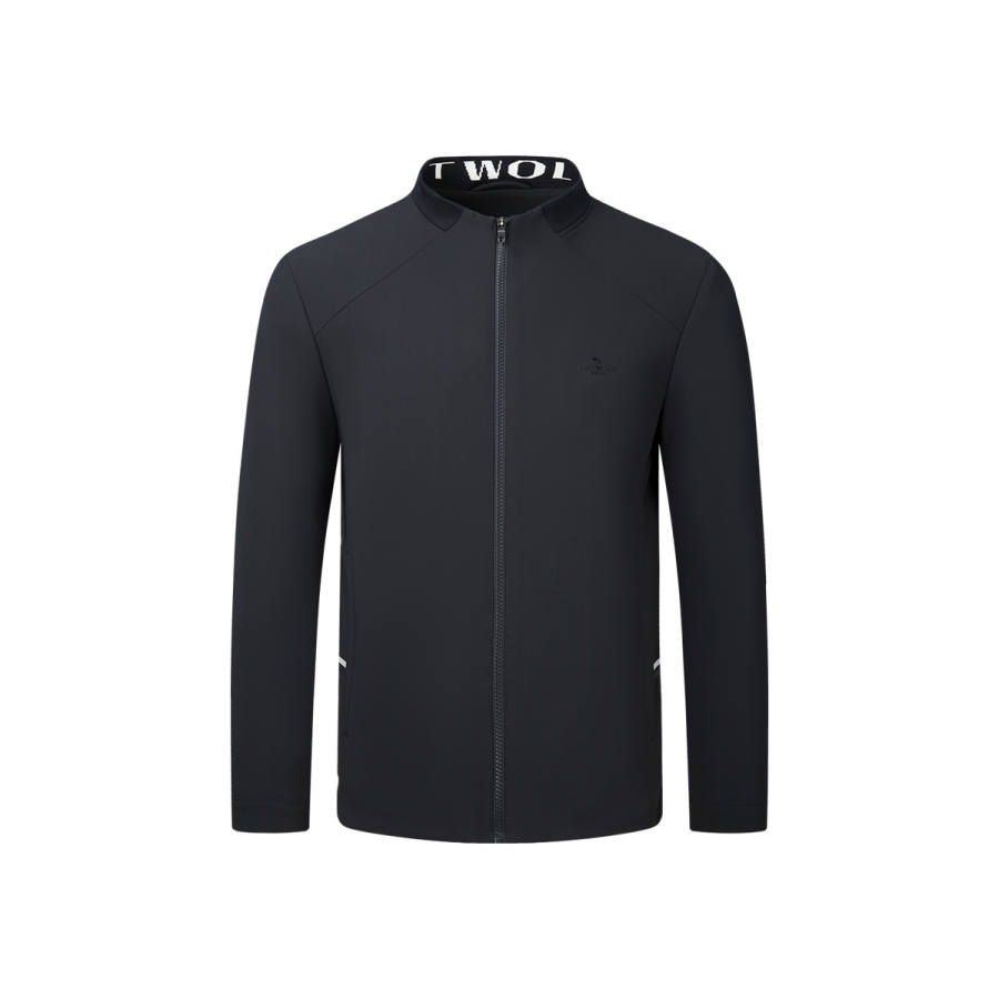 SEPTWOLVES SEPTWOLVES Jackets Men's Black Stand Collar Moderate Other