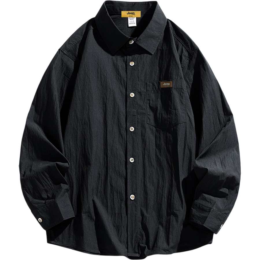 Jeep Shirts Unisex Lapel Moderate Shirt