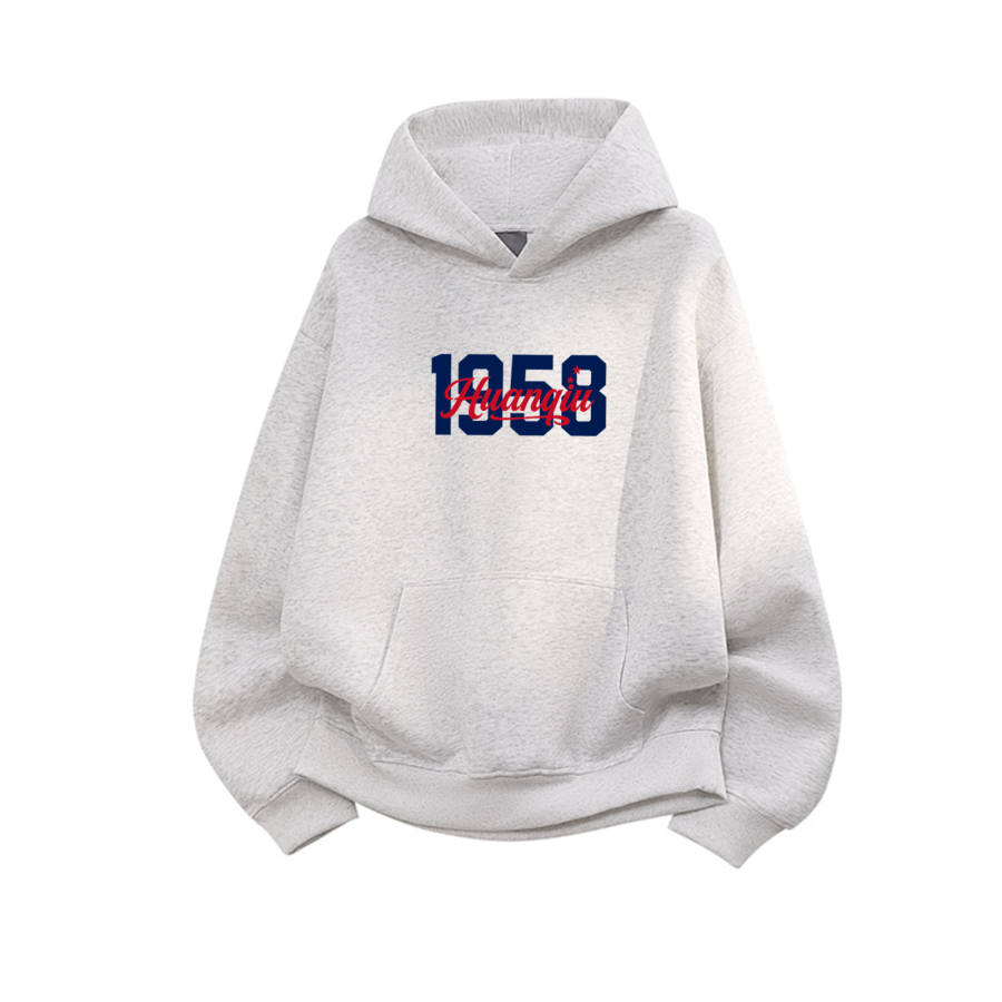 HUANQIU Sweatshirts Unisex Hooded Moderate Heavyweight