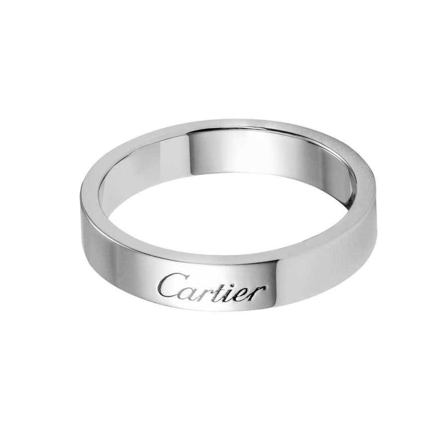 CARTIER C DE CARTIER Platinum Rings Unisex
