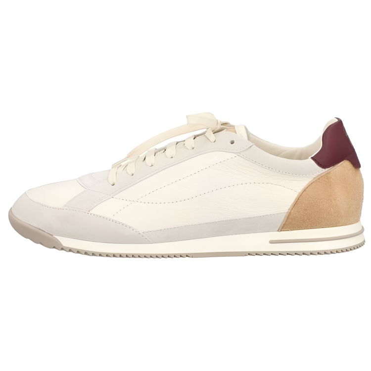 Brunello Cucinelli Suede Low top Casual Shoes Men's White
