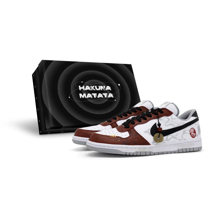 Nike Nike Big Low Red Horse Box Edition Slip Resistant, Abrasion Resistant, Breathable Low top Skateboard Shoes Men's