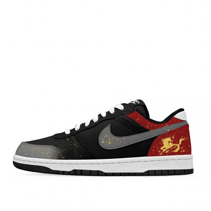 Nike Nike Big Thermal Cushioning Abrasion Resistant Low top Skateboard Shoes Unisex Black