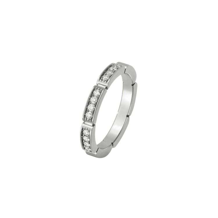 Cartier Cartier 2010s 18K White Gold Panthère Diamond Ring