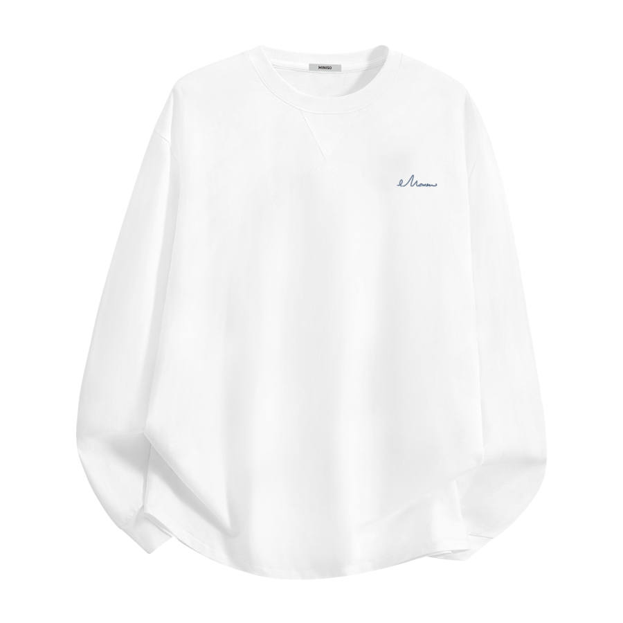 MINISO T Shirts Unisex Crew Neck Moderate Straight Fit