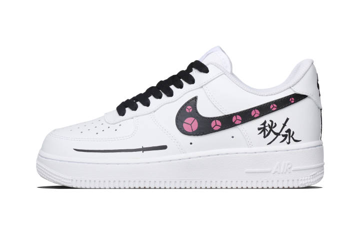 Nike Nike Air Force 1 Autumn Water Cow Leather Abrasion Resistant Abrasion Resistant Low top Skateboard Shoes Unisex Black