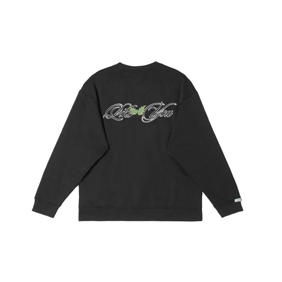 Adidas Adidas LABEL Sweatshirts Unisex Black Crew Neck Moderate Regular