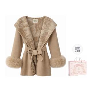 Qiuerle Coats Women's Hooded Moderate