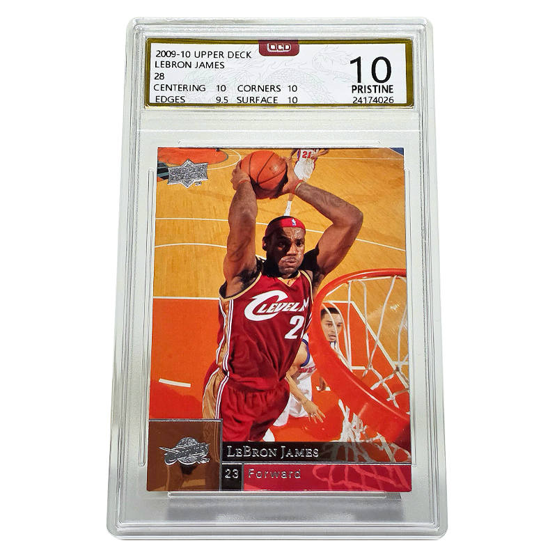 UPPER D.E.C.K UPPER D.E.C.K James Player Card 2009 Rising Stars Game Second Year Dual Slam Dunk Photo Graded Cards 1 Pc