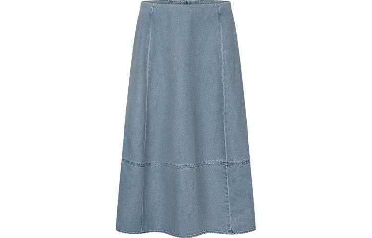 URBAN REVIVO Denim Long Skirt Women's
