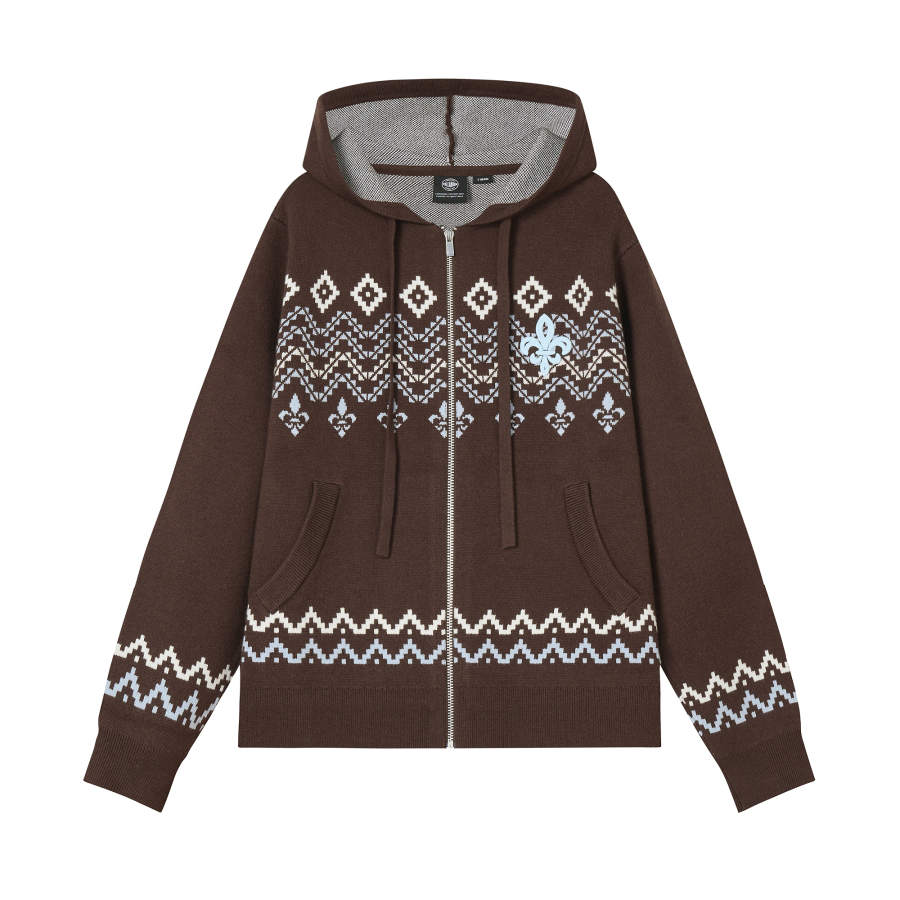 Palladium Sweaters Women's Hooded Moderate Cardigan