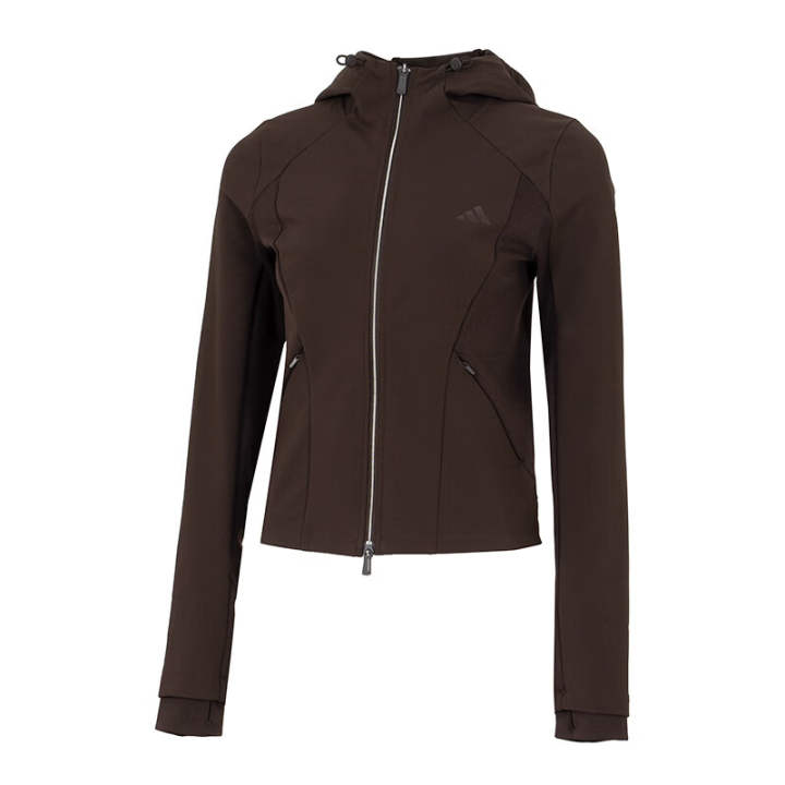Adidas Adidas Jackets Women's Dark Brown Hooded Moderate Other