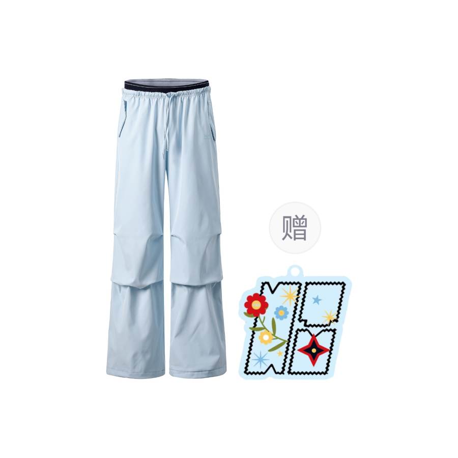 MIIOW Casual Pants Women's Moderate Straight Fit Pants