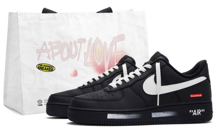 Nike Nike Air Force 1 Infinite Low top Skateboard Shoes Unisex Black White